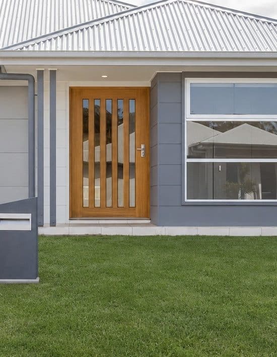1200mm timber front entry door